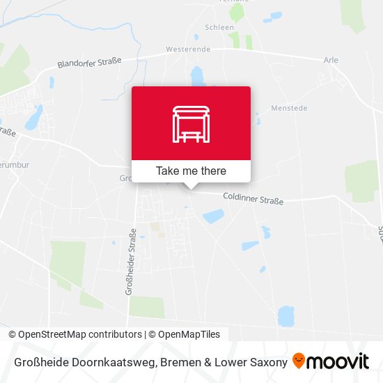 Großheide Doornkaatsweg map