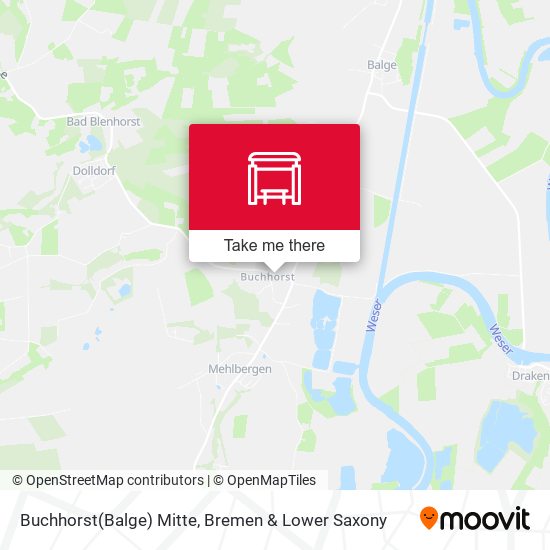 Buchhorst(Balge) Mitte map