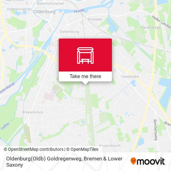 Oldenburg(Oldb) Goldregenweg map