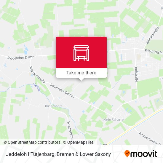 Jeddeloh I Tütjenbarg map