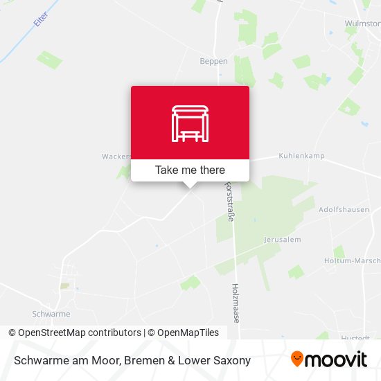 Schwarme am Moor map