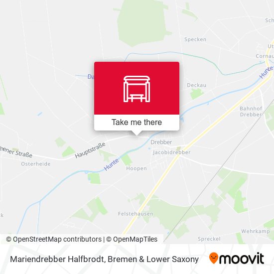 Mariendrebber Halfbrodt map