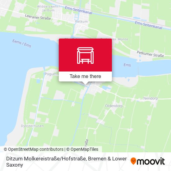 Ditzum Molkereistraße / Hofstraße map