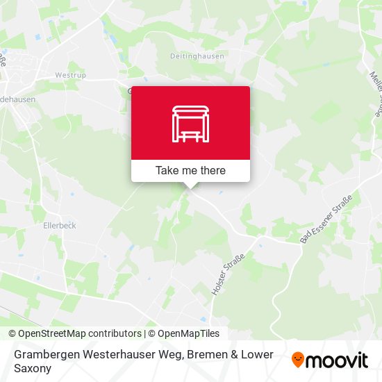 Grambergen Westerhauser Weg map