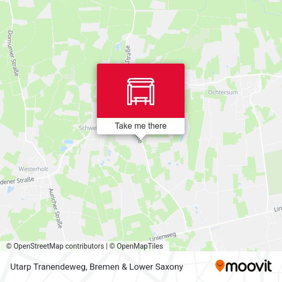 Utarp Tranendeweg map