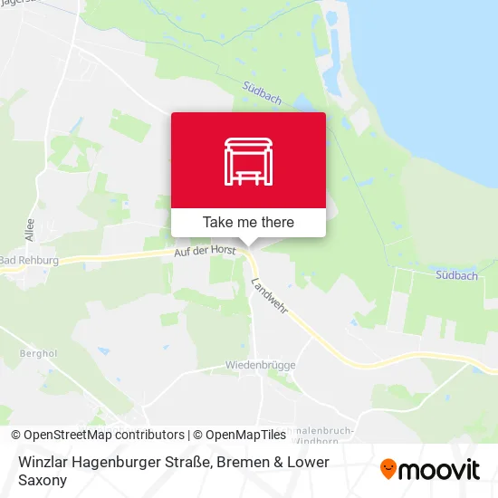 Карта Winzlar Hagenburger Straße