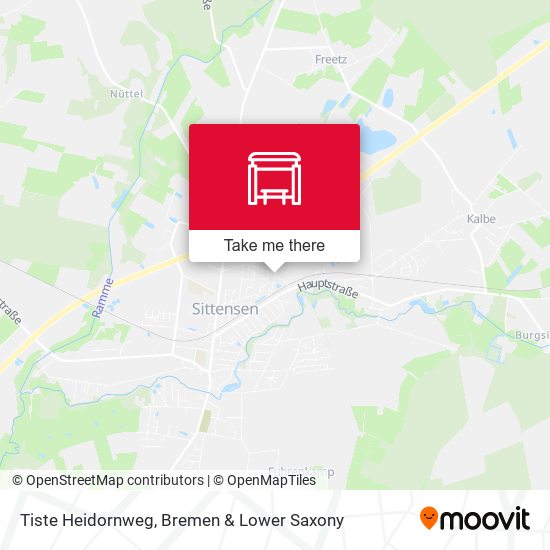Tiste Heidornweg map