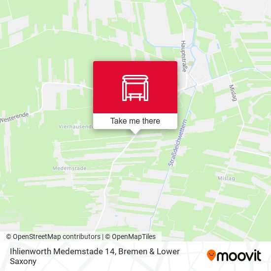 Ihlienworth Medemstade 14 map