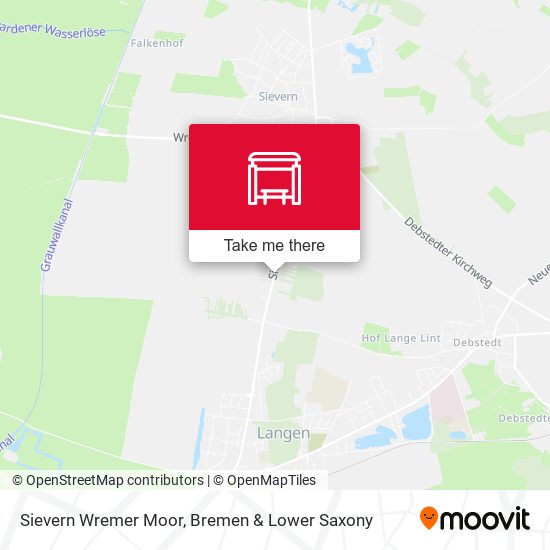 Sievern Wremer Moor map