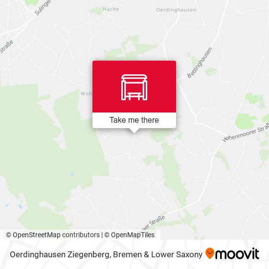 Oerdinghausen Ziegenberg map