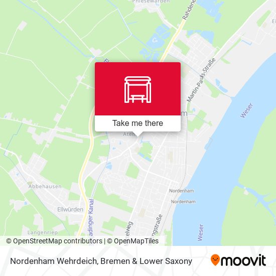 Nordenham Wehrdeich map