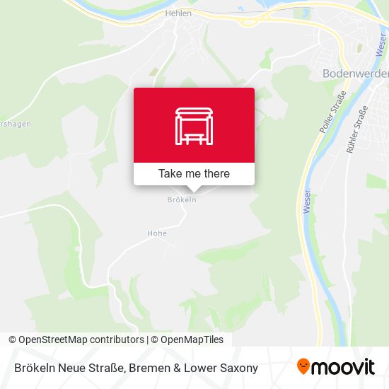 Brökeln Neue Straße map