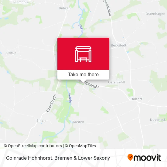 Colnrade Hohnhorst map