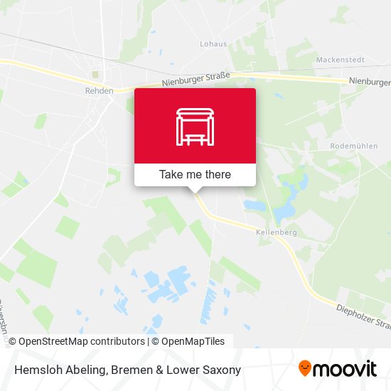 Hemsloh Abeling map