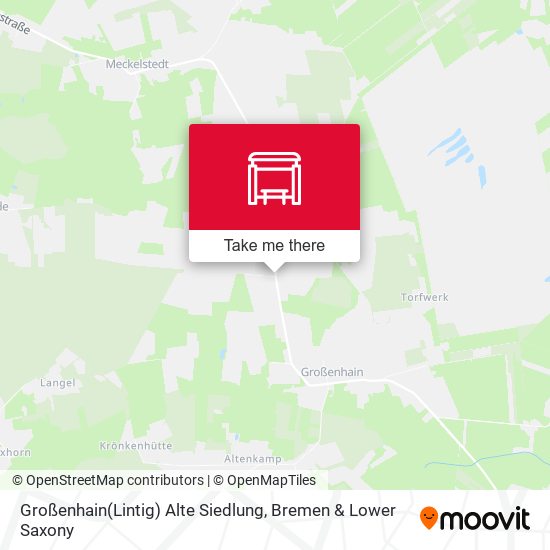 Großenhain(Lintig) Alte Siedlung map