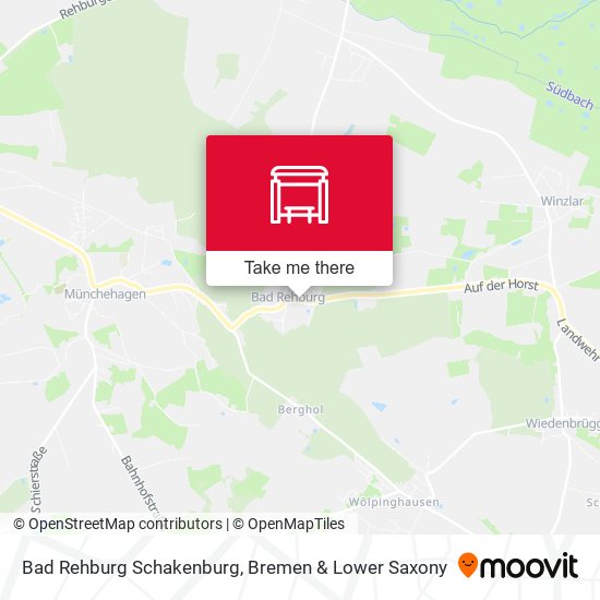 Bad Rehburg Schakenburg map