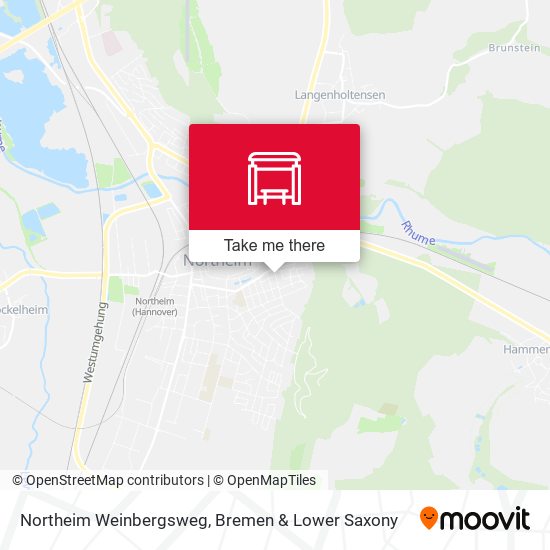 Northeim Weinbergsweg map
