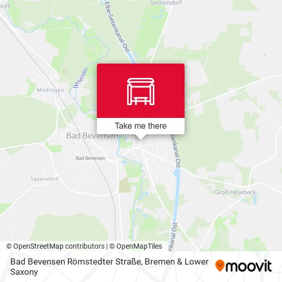 Bad Bevensen Römstedter Straße map