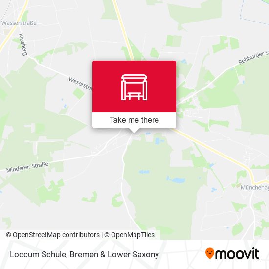 Loccum Schule map