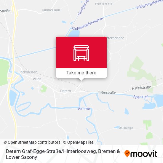 Detern Graf-Egge-Straße / Hinterloosweg map
