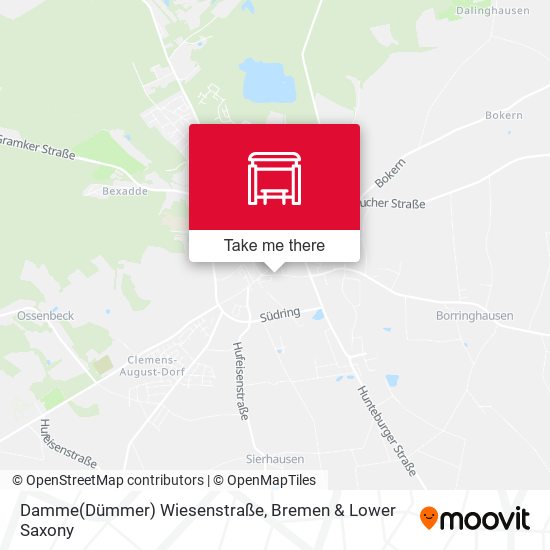 Damme(Dümmer) Wiesenstraße map