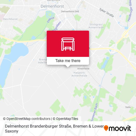 Delmenhorst Brandenburger Straße map