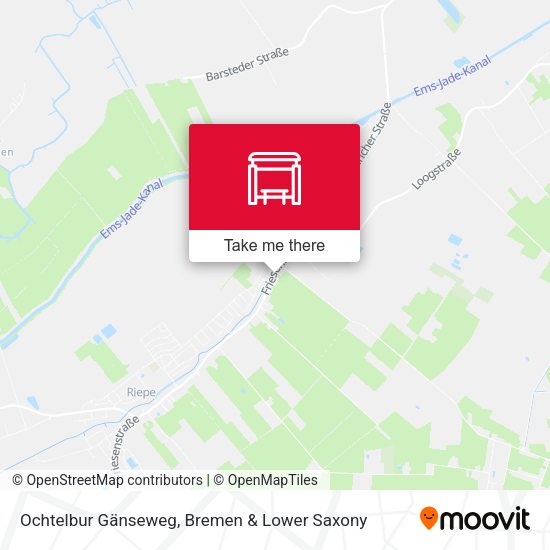 Ochtelbur Gänseweg map