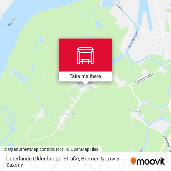 Ueterlande Oldenburger Straße map