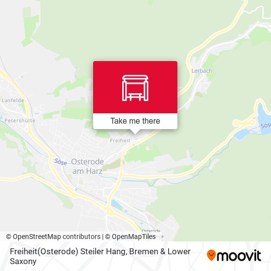 Freiheit(Osterode) Steiler Hang map