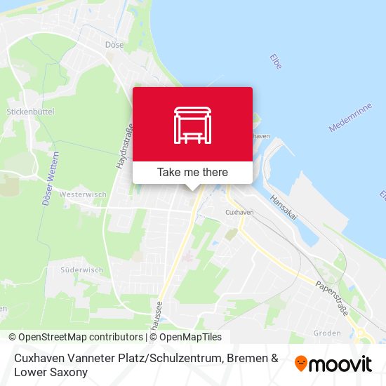 Карта Cuxhaven Vanneter Platz / Schulzentrum