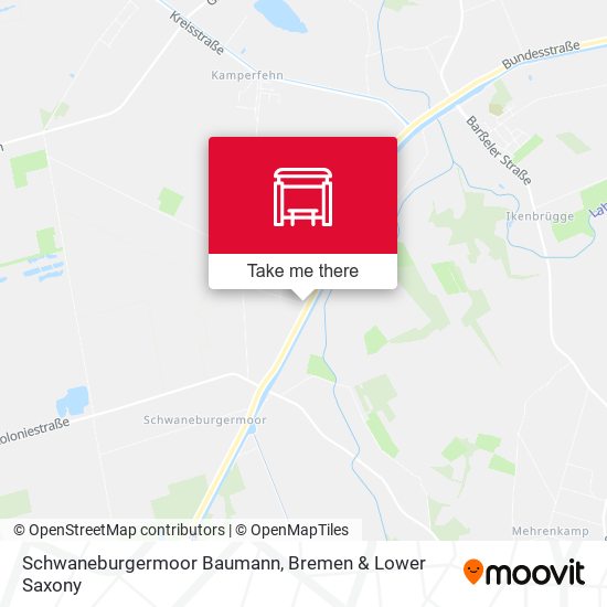 Schwaneburgermoor Baumann map