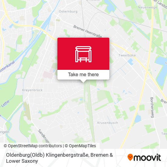 Oldenburg(Oldb) Klingenbergstraße map