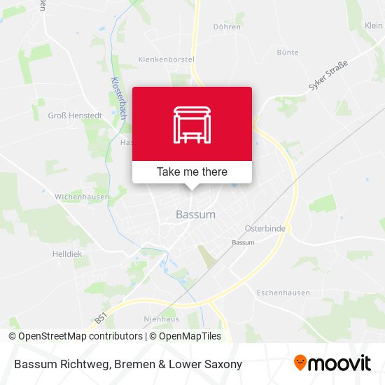 Bassum Richtweg map