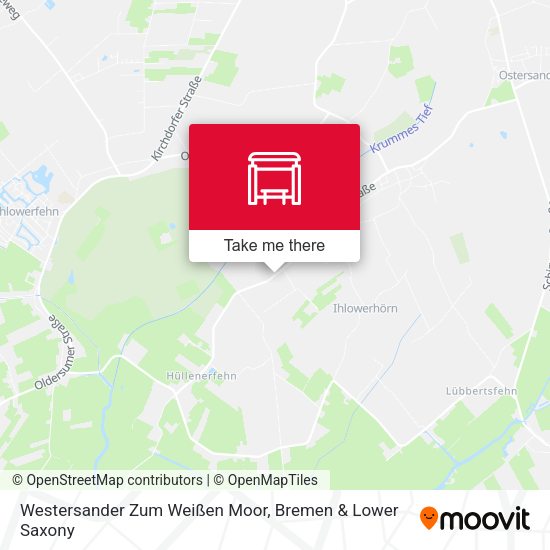 Westersander Zum Weißen Moor map