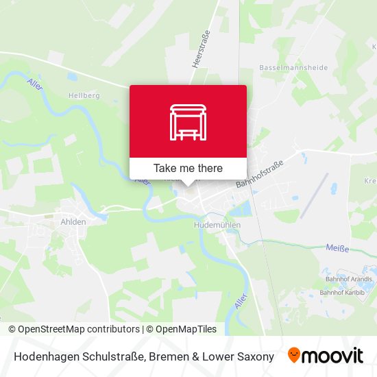 Hodenhagen Schulstraße map