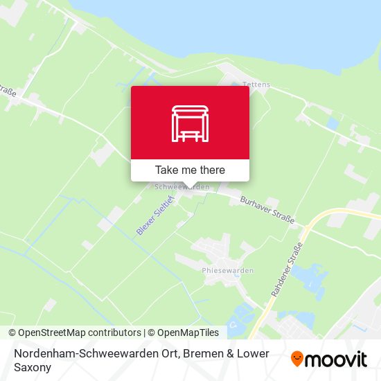 Nordenham-Schweewarden Ort map