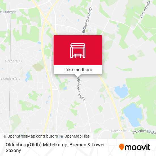 Oldenburg(Oldb) Mittelkamp map