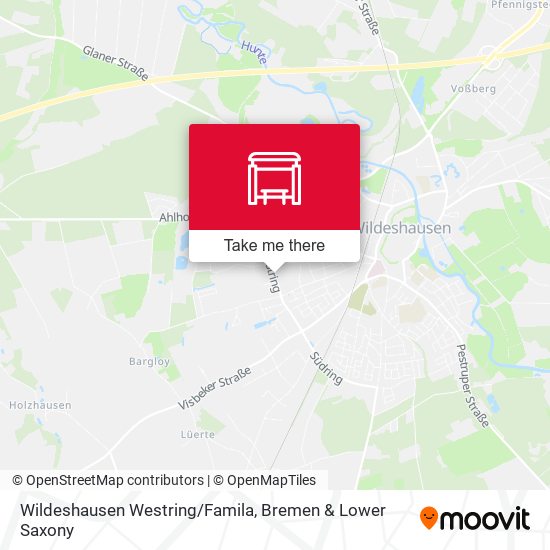 Wildeshausen Westring/Famila map