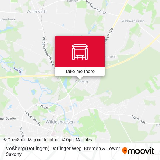 Voßberg(Dötlingen) Dötlinger Weg map