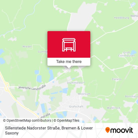 Sillenstede Nadorster Straße map