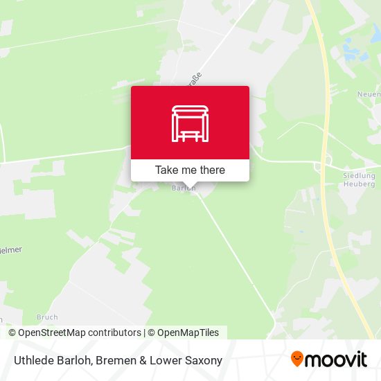 Uthlede Barloh map