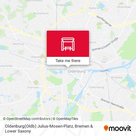 Oldenburg(Oldb) Julius-Mosen-Platz map