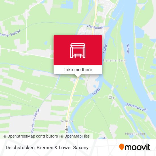 Deichstücken map