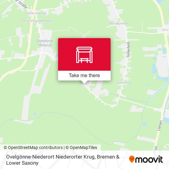 Ovelgönne-Niederort Niederorter Krug map