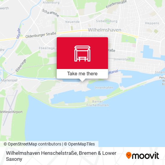 Wilhelmshaven Henschelstraße map