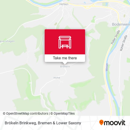 Brökeln Brinkweg map