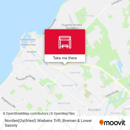 Norden(Ostfriesl) Wiebens Trift map