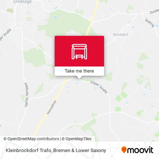 Kleinbrockdorf Trafo map