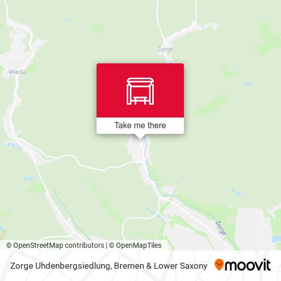 Zorge Uhdenbergsiedlung map