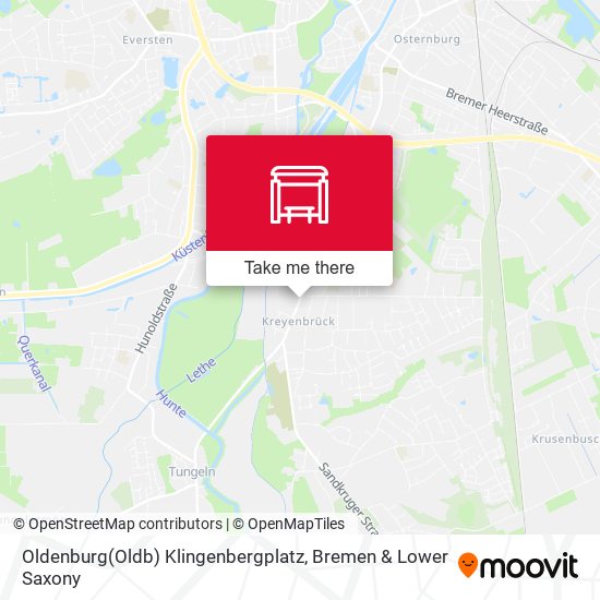 Oldenburg(Oldb) Klingenbergplatz map